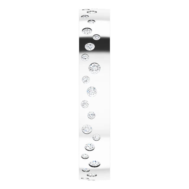 Diamond Bezel Edge Eternity Band Ring
