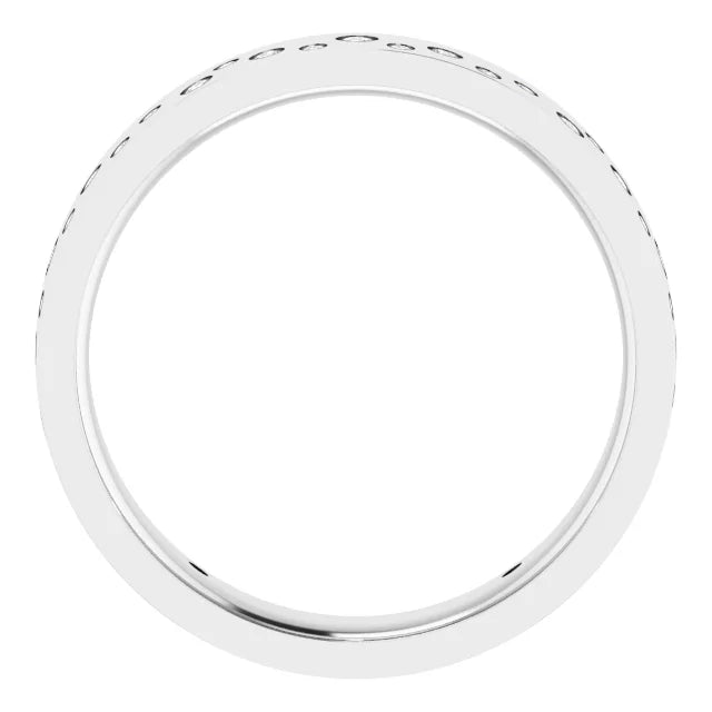 Diamond Bezel Edge Eternity Band Ring