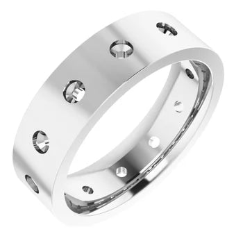 14K 2.5 mm Round Band Mounting