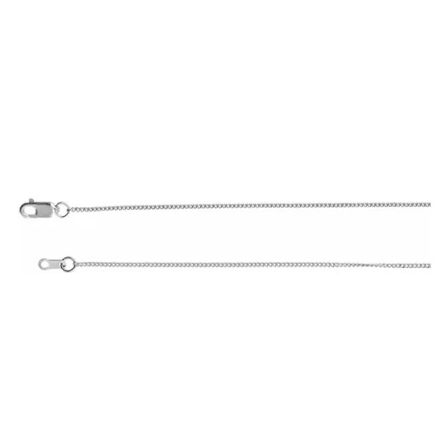 Diamond Cut Curb Chain 1.0mm