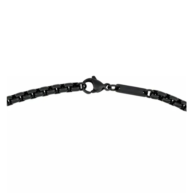 Black PVD Rounded Box Chain 4.0mm