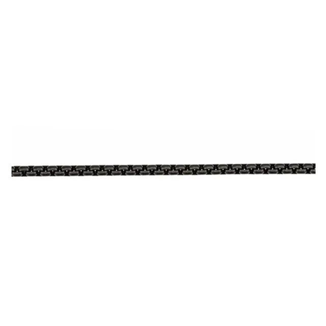 Black PVD Rounded Box Chain Bracelet