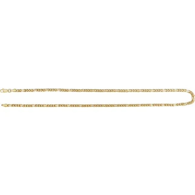 14K 3.2 mm Franco 18" Chain