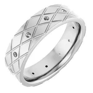 14K 1.3 mm Round Band Mounting