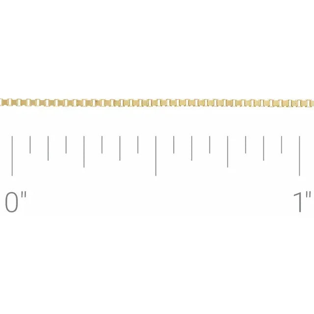 14K 1.2 mm Box Chain