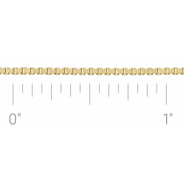 14K 1.2 mm Box Chain