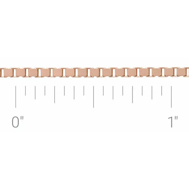 14K 1.2 mm Box Chain