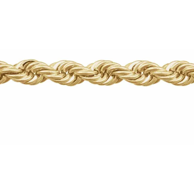 14K 4 mm Rope Chain