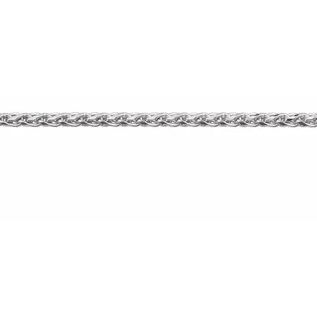 14K 1.5 mm Diamond-Cut Wheat Chain