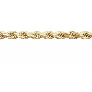 14K 2.8 mm Diamond-Cut Rope Chain