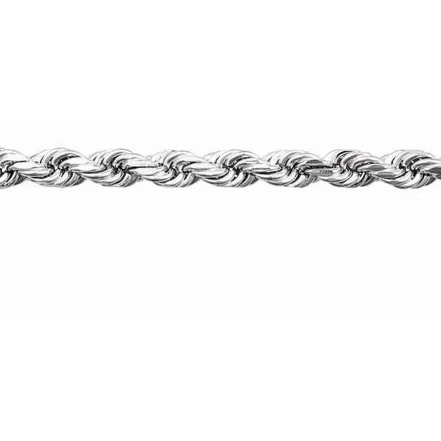 14K 2.8 mm Diamond-Cut Rope Chain