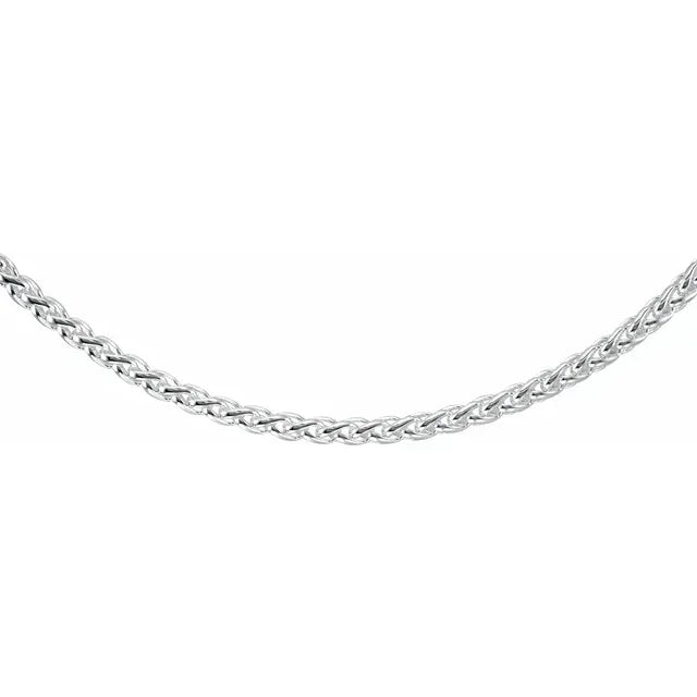 Sterling Wheat 18" Chain