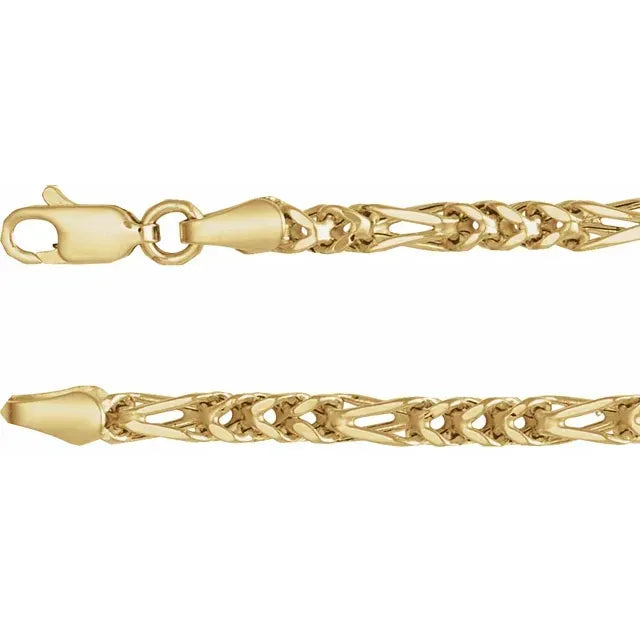 14K 3.2 mm Franco 18" Chain