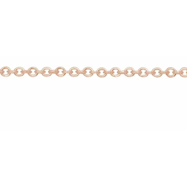 14K Recycled Metal 1.5 mm Cable Chain
