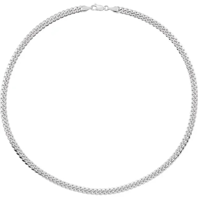 14K 5 mm Miami Cuban Curb 18" Chain