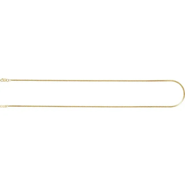 14K 1.7 mm Serpentine 16" Chain