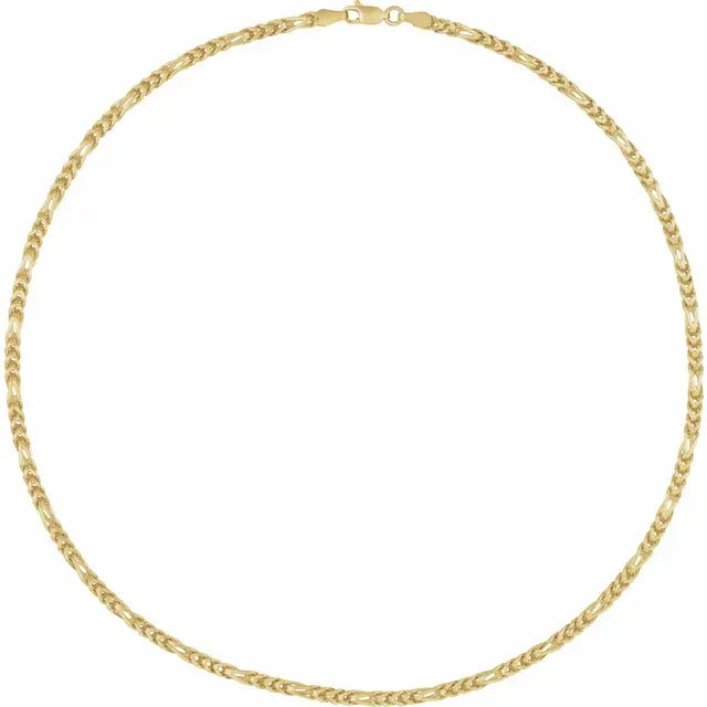 14K 3.2 mm Franco 18" Chain
